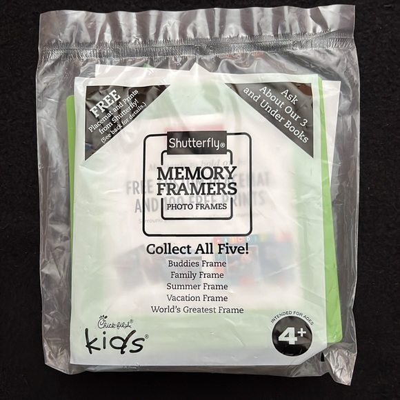 Shutterfly Memory Framers Photo Frame Chick-fil-A Kids Meal Toy Give Away Sealed - Picture 3 of 4